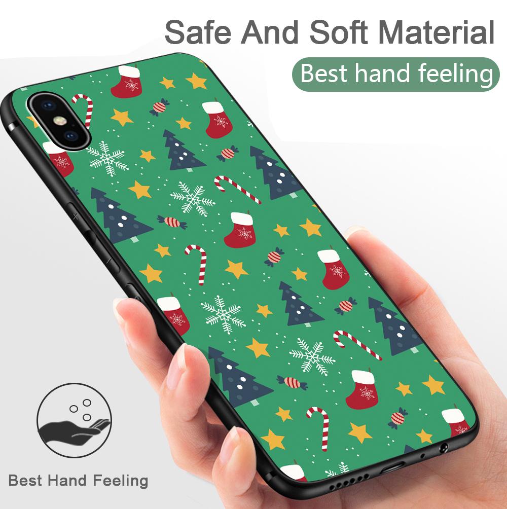 Милый чехол для телефона с рождественским рисунком и рисунком для Infinix Hot Tecno Camon 19 Pro Huawei P50 Pro OnePlus, мягкий силиконовый чехол из ТПУ для мобильного телефона