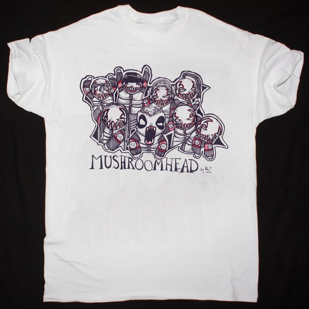 Mushroomhead White T-Shirt Cotton Unisex Gift For Men Women