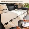 Soft Microfiber Sofa Cover With Reinforced Straps, Decorative Couch Cover And Washable Sofa Slipcover For Pets