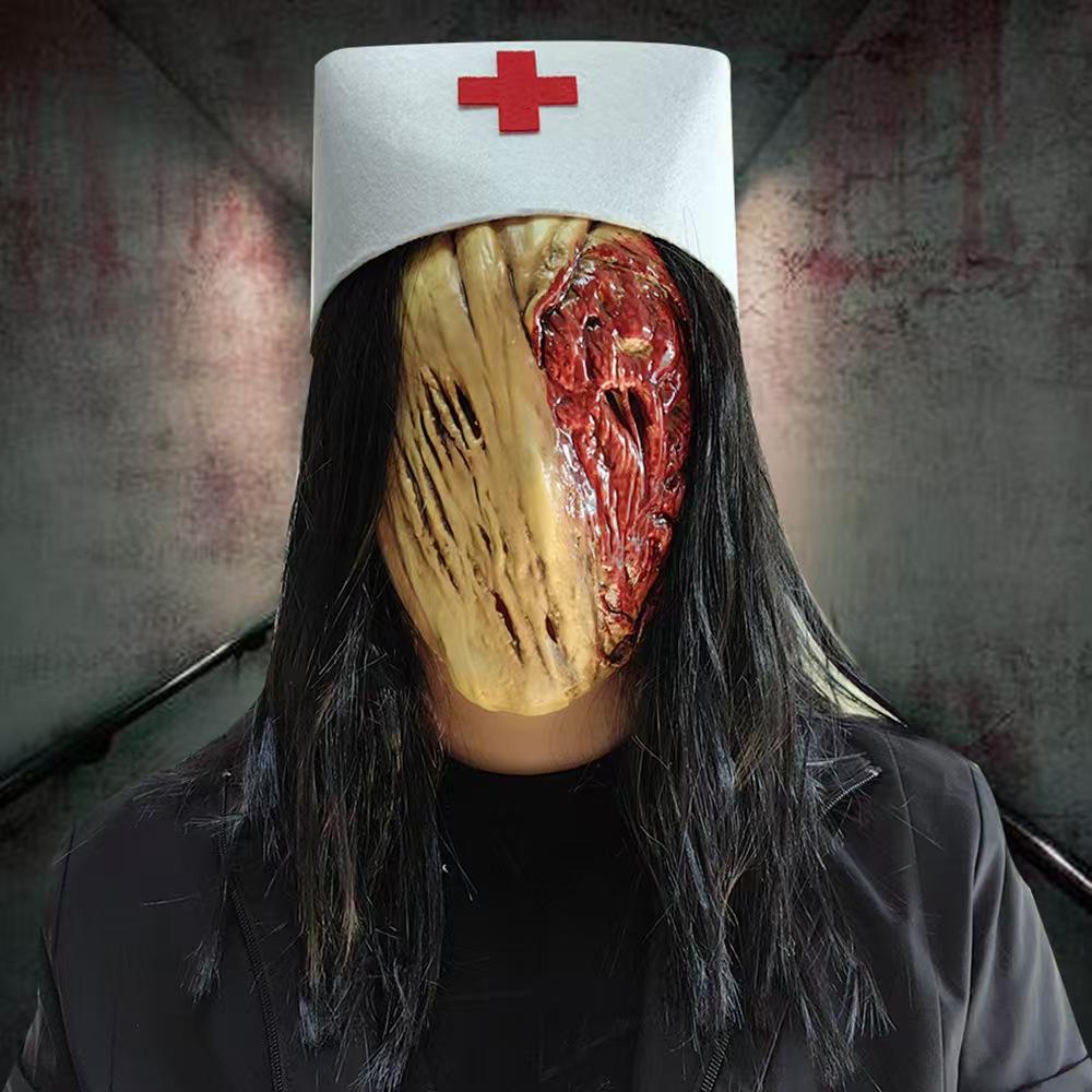 New Silent Hill nurse mask Halloween latex film prop costume mask