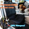 100% Waterproof Dog Car Seat Cover Pet Cat Carrier Mat Front Seat Protector for Cars Trucks SUV Pet Accessories