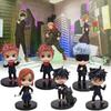 Attractive Jujutsu Kaisen Collectible Figurines Set Of 7 Unique Characters Ideal For Display And Gifting