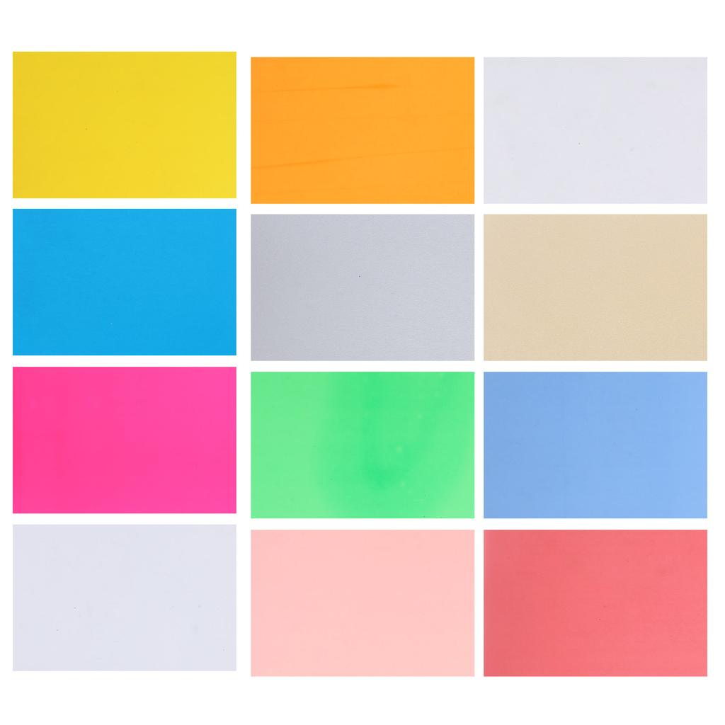 12Pcs Heat Shrink Film Sheets Colorful DIY Keychain HandMade Accessories 14.5x20cm