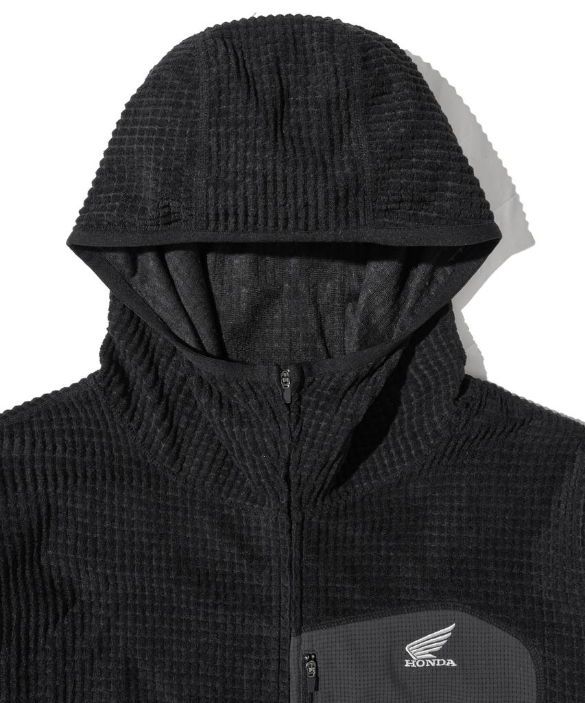 Толстовка с капюшоном Phyps H-Tech Grid Fleece на молнии с вентиляцией для мотоциклистов