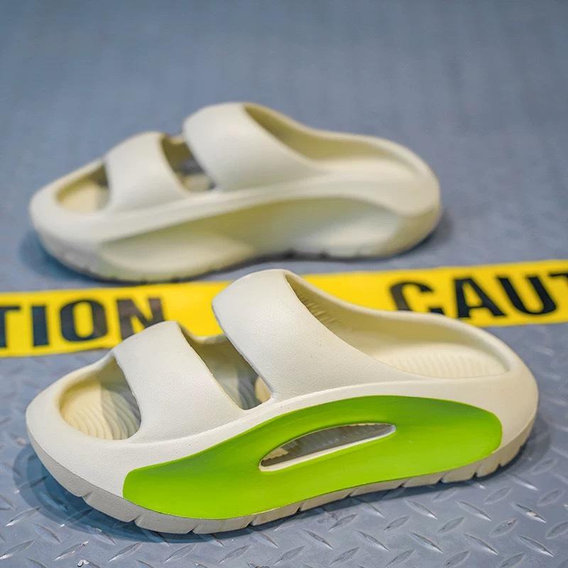 Модная обувь, мужская, летняя, новая, нескользящая, уличная, высокоэластичная, мужские тапочки, ЭВА, мягкая подошва, высококачественные, крутые шлепанцы