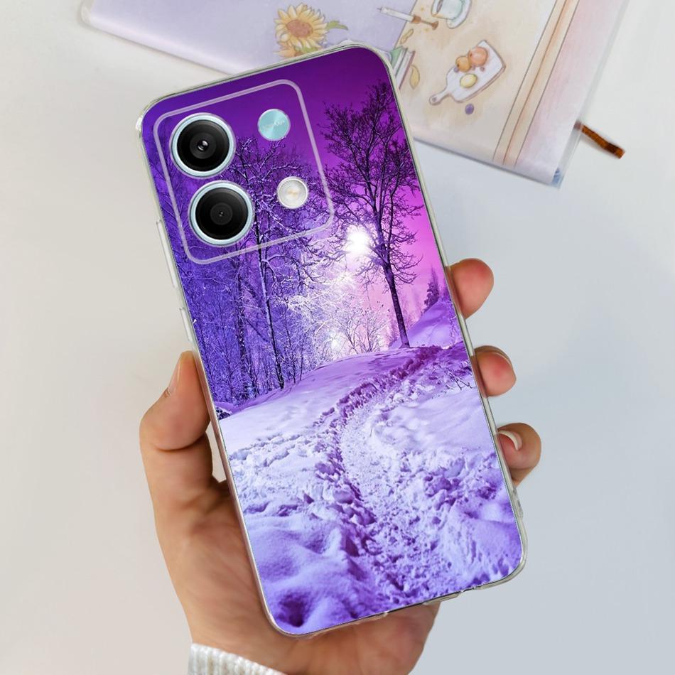 For Xiaomi Redmi Note 13 4G Case Redmi Note 13 Pro 4G Global Cute Soft Silicone TPU Slim Cover For Redmi Note13 13Pro 4G