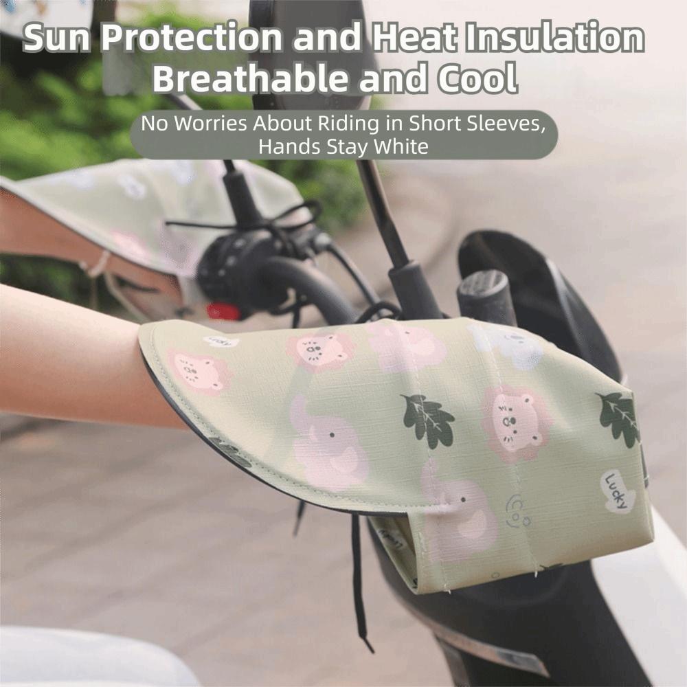 Waterproof Electric Vehicle Grip Muffs Breathable Scooter Sunshade Cover Electric Vehicle