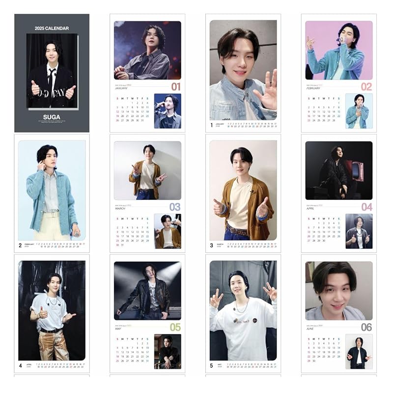 2025 Wall Calendar [K-STAR Wall Calendar] (Suga SUGA)