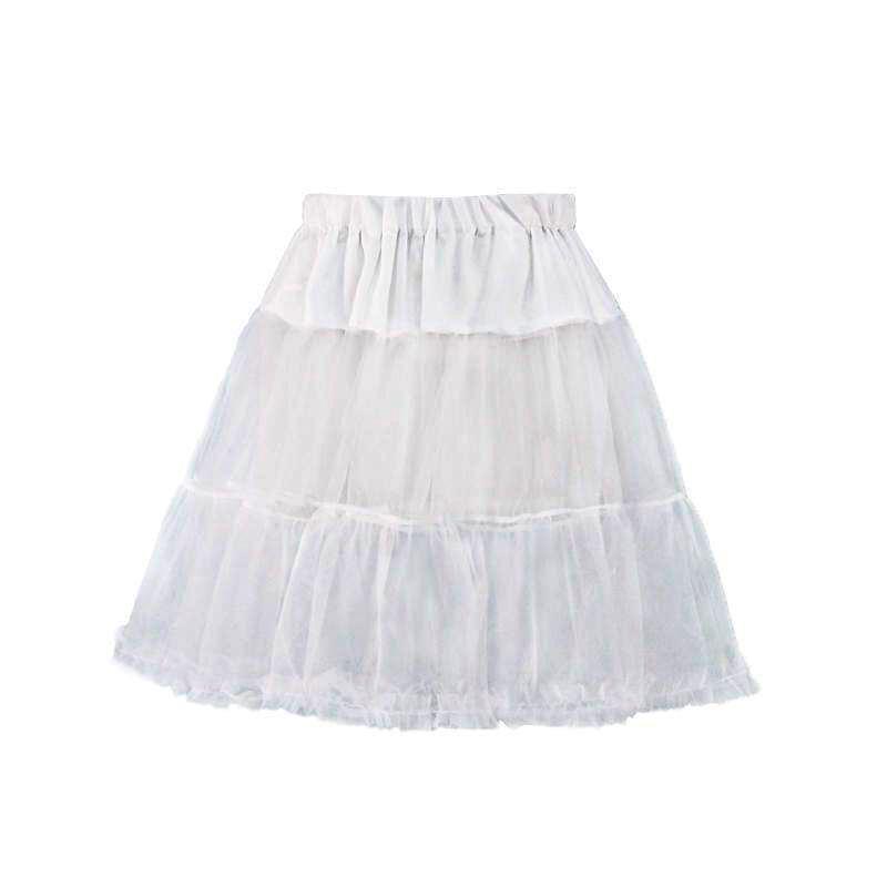 Пышный подъюбник Лолита из мягкой пряжи "Зефир" с поддержкой 45 см - Полноцветная универсальная подкладка