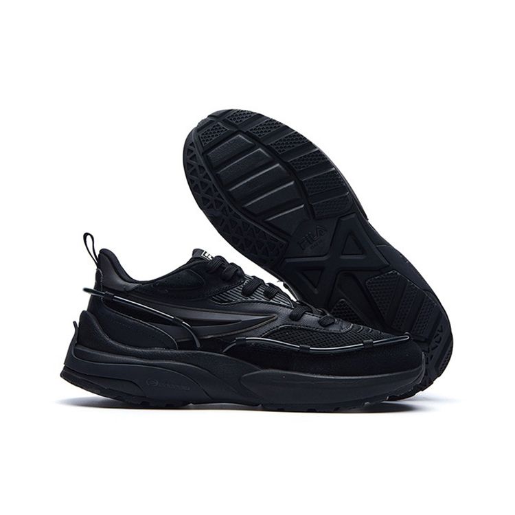 Fila Fusion Папины кроссовки Синтетическая кожа Платформа Мужские кроссовки Черный T12M135210FBK