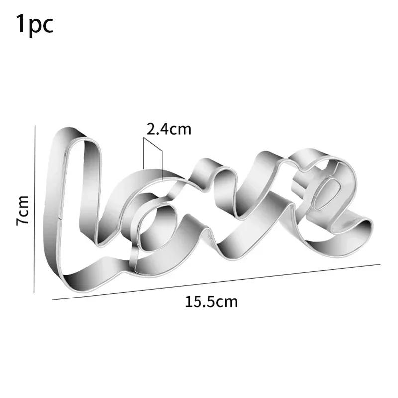 Форма для печенья из нержавеющей стали в форме сердца, форма для вырезания, сделай сам, волнистая форма сердца, форма для печенья, форма для мастики, кондитерский инструмент для украшения торта