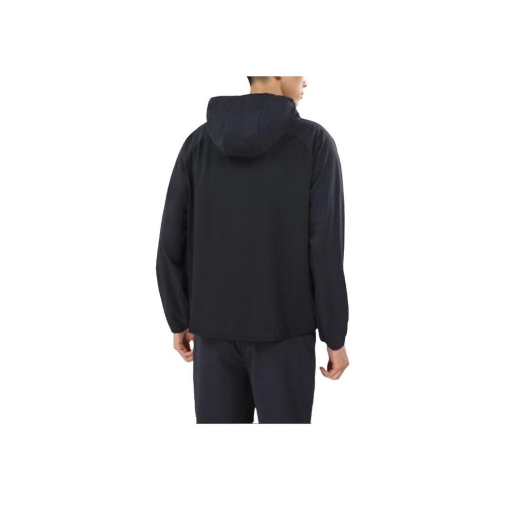 Under Armour Спортивная тканая куртка с однотонным логотипом, мужская верхняя одежда, черная 22500405-001