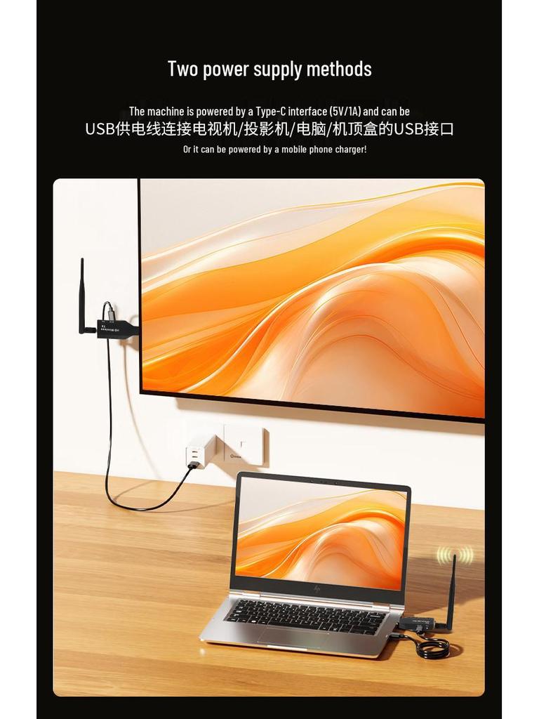 Беспроводной HDMI-удлинитель: 50-метровый передатчик для зеркалирования экрана «один ко многим»