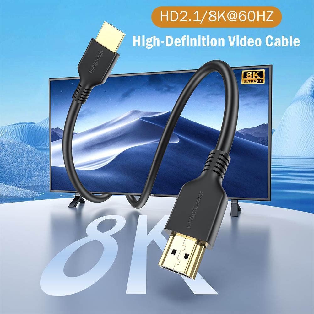 8K HDMI-совместимый 2.1 кабель 4K 165 Гц 144 Гц 120 Гц Видеокабель высокой четкости 48 Гбит/с HDTV 2.0 eARC HDR для ТВ-приставки PS5/4 1 м-5 м
