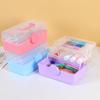 3 Layer Storage Box Sewing Supplies Organizer Multipurpose for Nails Making Sets Art