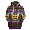 Spring Men's Cardigan Top Loose Comfortable Long-sleeved Hooded Jacket Fashionable 3D Digital Abstract Printed Sweatshirt