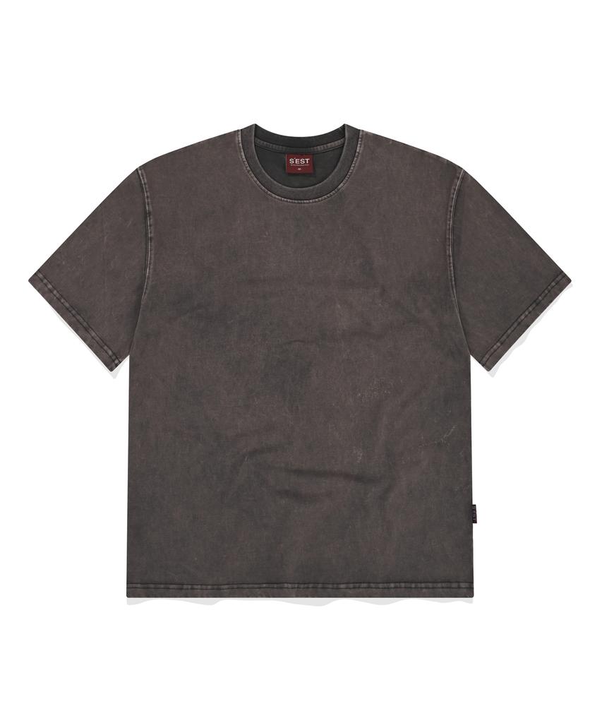 S'EST Washed T-Shirts Charcoal