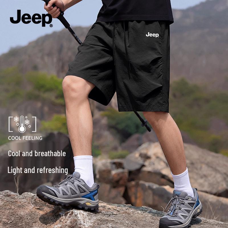 JEEP Men's Quick-Dry Breathable Outdoor Sports Shorts