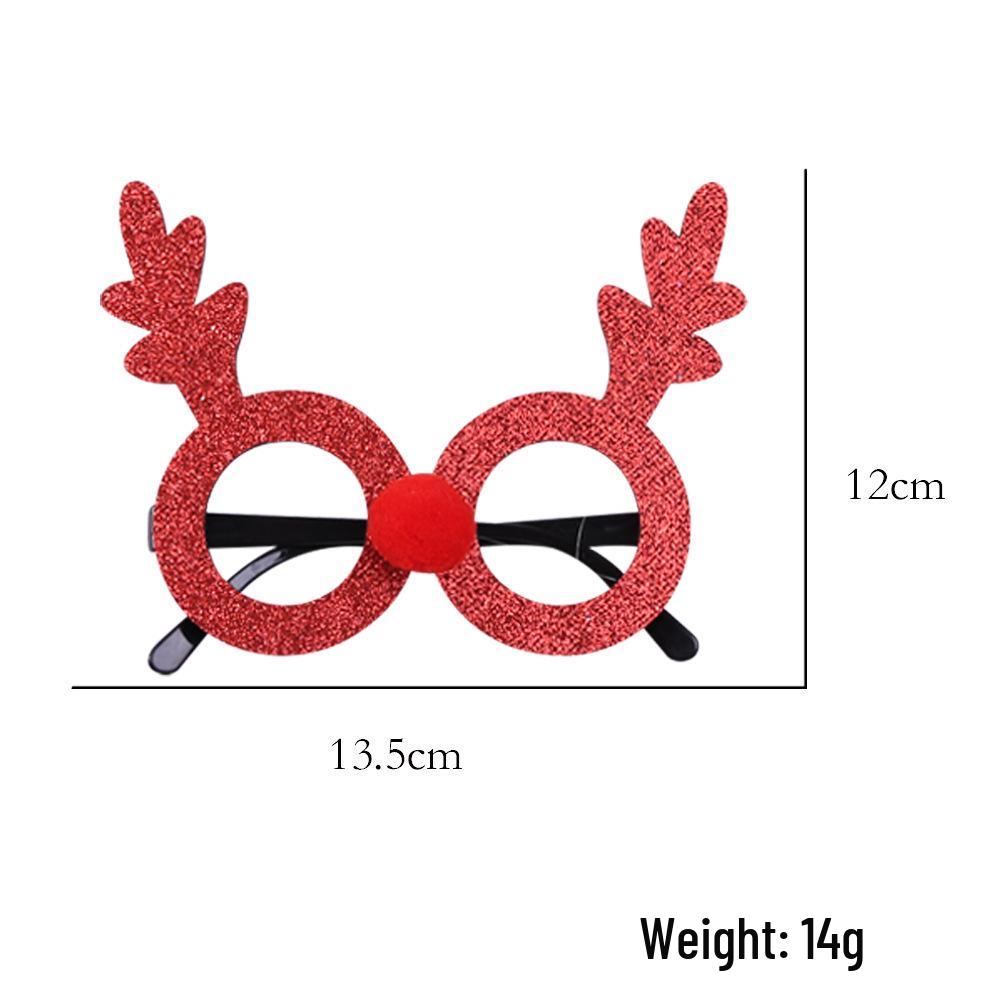 Christmas Party Eyeglass Frames: Santa, Snowman & Antler Designs for Kids