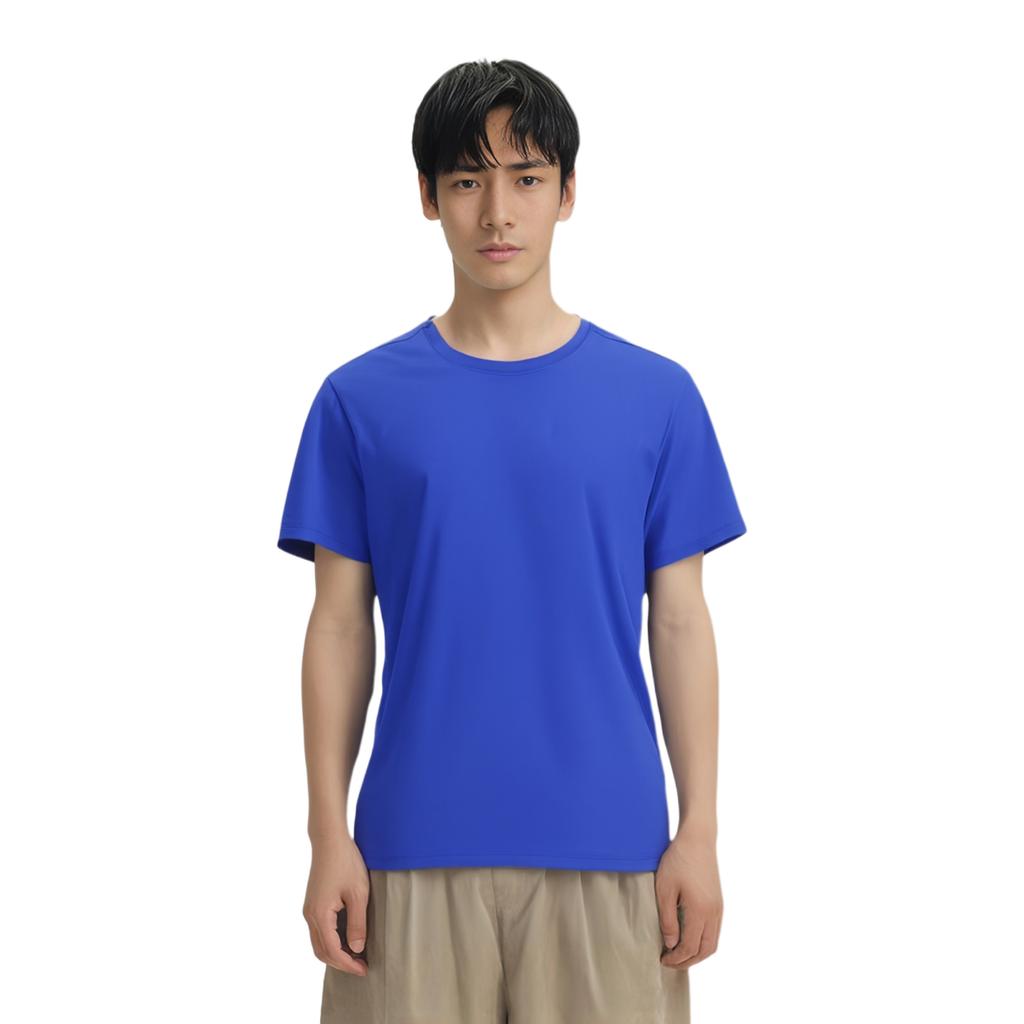 Nike Дышащая повседневная футболка с коротким рукавом и круглым вырезом Dri-Fit Мужские топы 743034-474