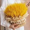 100 шт., искусственный пшеничный початок со стеблем, реалистичный, не увядающий, без полива, реквизит для свадебной фотографии, в помещении, на открытом воздухе, для домашнего офиса, сада, украшение, искусственное