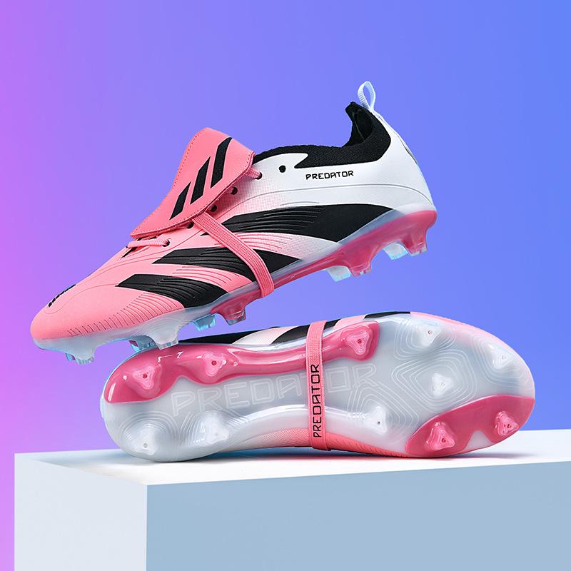 Children's artificial grass training broken nail football shoes spot TF long nail outdoor sports game sports shoes