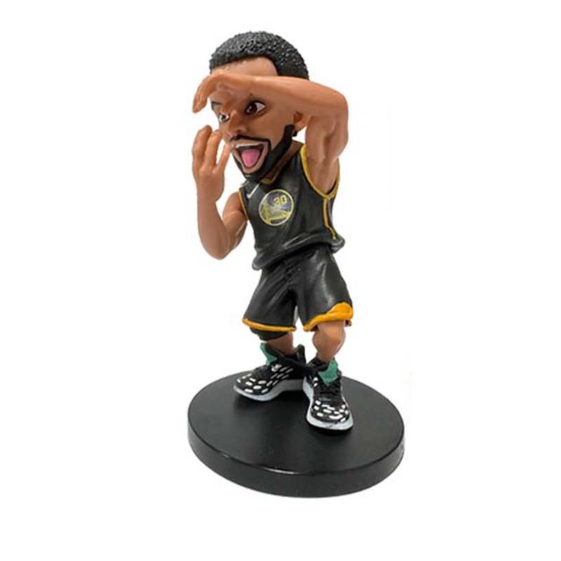 ПВХ фигурка Stephen Curry из NBA с красным шарфом для декора стола и коллекции