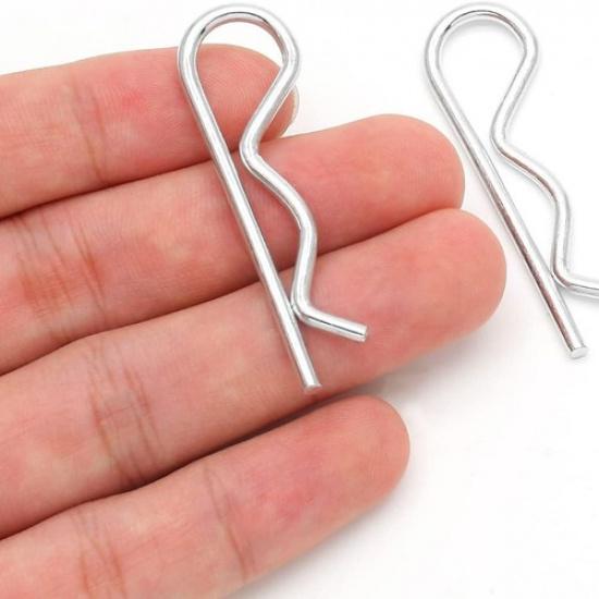 20 шт. R-образные шплинты, U-образные шплинты для фаркопа, Шплинты-пружины из нержавеющей стали