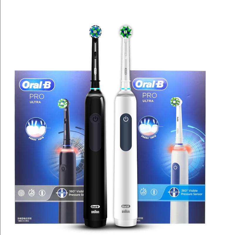 Электрическая зубная щетка Oral B PRO4 ULTRA, электрическая зубная щетка для взрослых, коробка Pro4 Ultra 3D Sonic Pro, серия с круглой головкой, глубокая чистка, массаж десен, праздничный подарок