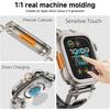 Металлический бампер-чехол для Apple Watch 45 мм 44 мм Защитная рамка-крышка для iWatch Серии 11 10 9 8 7 6 5 4 SE Превратить в Ultra 2 49 мм