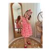 Girl's Summer Strawberry Pattern Cotton Dress