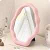 Cloud Shape Makeup Mirror Irregular Cosmetic Desk Mirror with Bracket Vanity Decor Student Dormitory Bedroom Desktop Mirrors