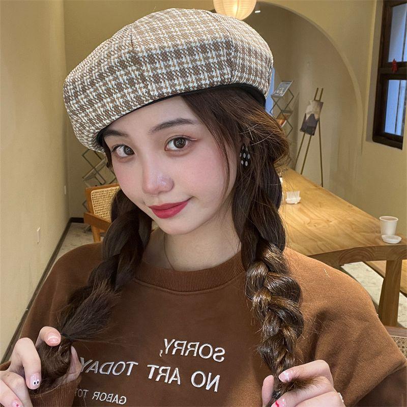 Женские шляпы Новое поступление Модный Универсальный Берет Женская шляпа художника Минималистичный Элегантный головной убор