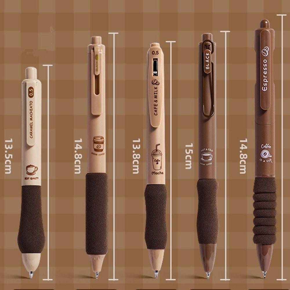 0,5 мм черная сменная ручка пластиковая нейтральная ручка креативная шариковая ручка для 5 шт./набор канцелярских принадлежностей