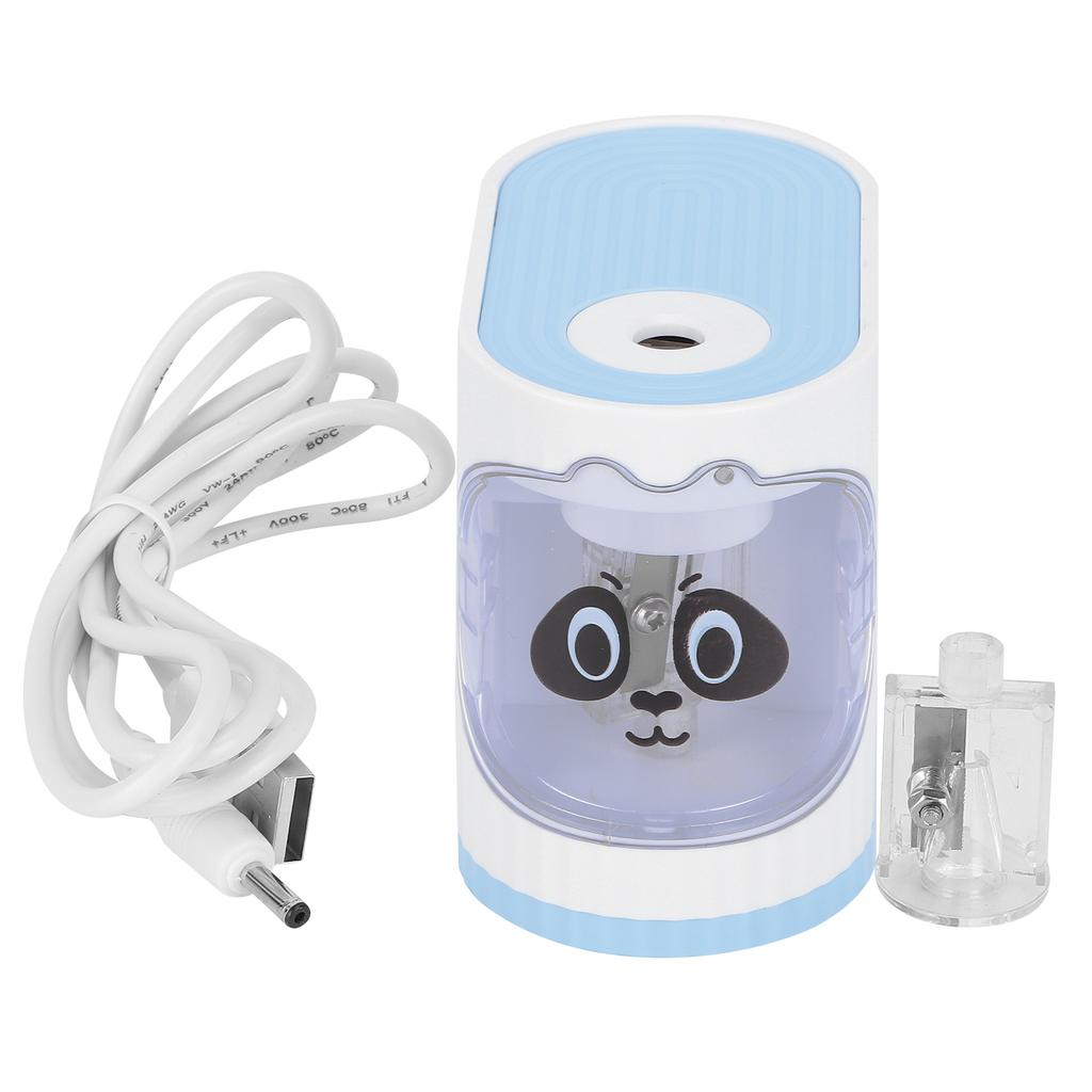 Электрическая точилка для карандашей Классная канцелярия с мультфильмами Автоматическая остановка для детей-художников