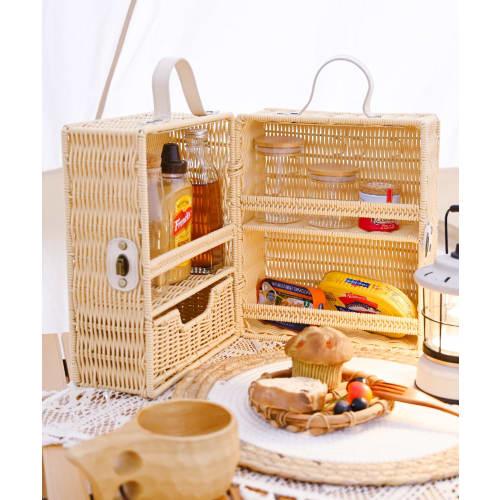 Многофункциональный ящик для хранения S'more, корзина для пикника, ящик для специй, пикник, на открытом воздухе, ящик для хранения кепок (Кран)