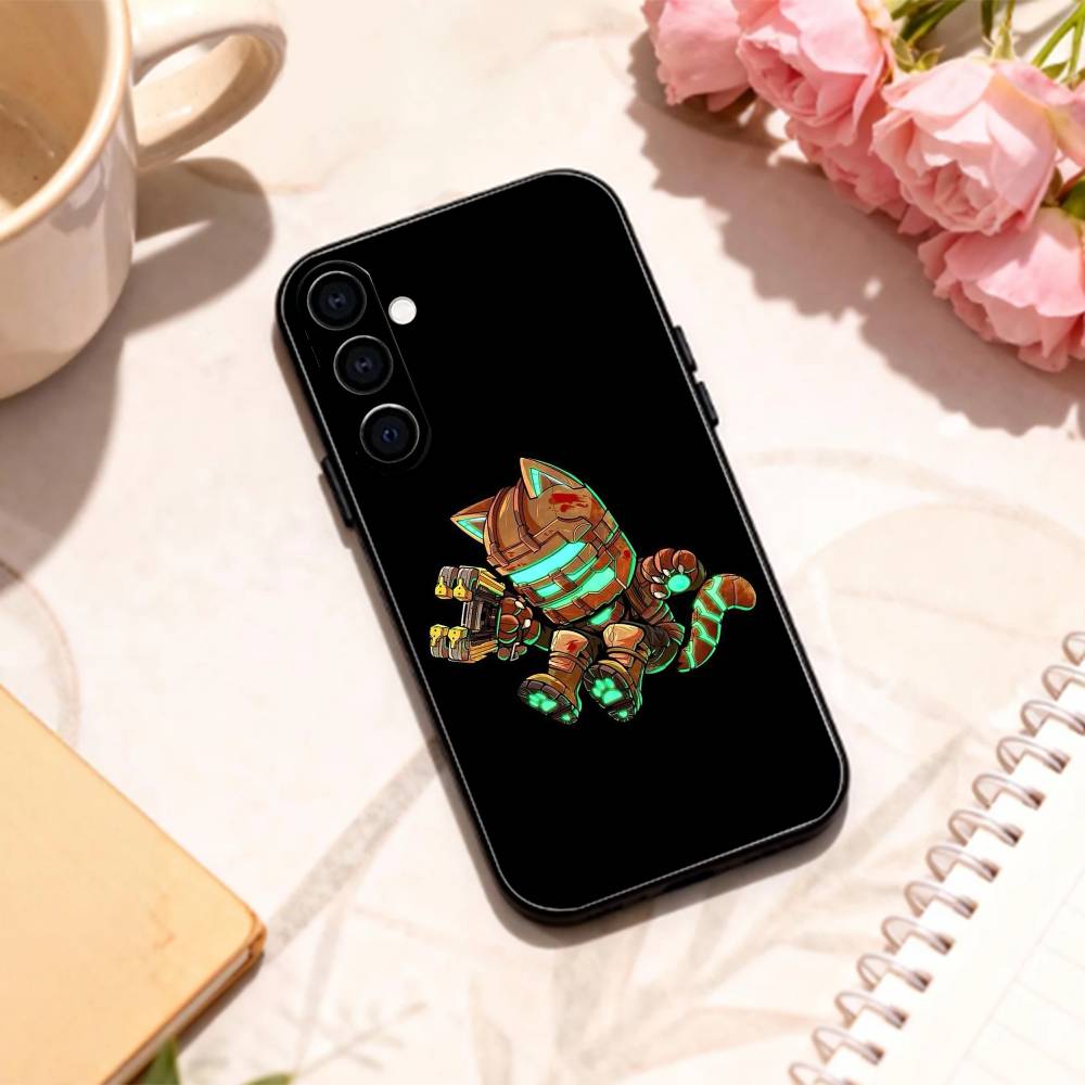 Dead-ES SpaceS Game Чехол для телефона Samsung Galaxy A73, A72, A71, A70, A53, A52, A51, Другие Мягкий черный корпус