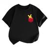 Potdemiel Summer New Pikachu Kids' 100% Cotton T-Shirt, Comfortable and Breathable, Suitable for Boys and Girls