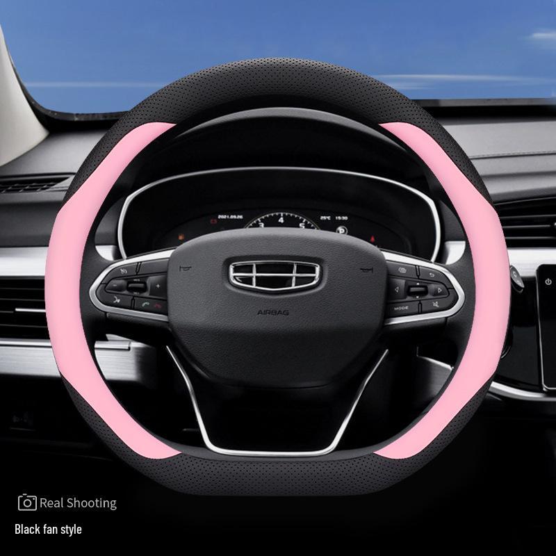 23 Geely Galaxy L7/L6 Boyue L Genuine Leather Steering Wheel Cover, Fits Boyue COOL/X, Ultra-thin Design