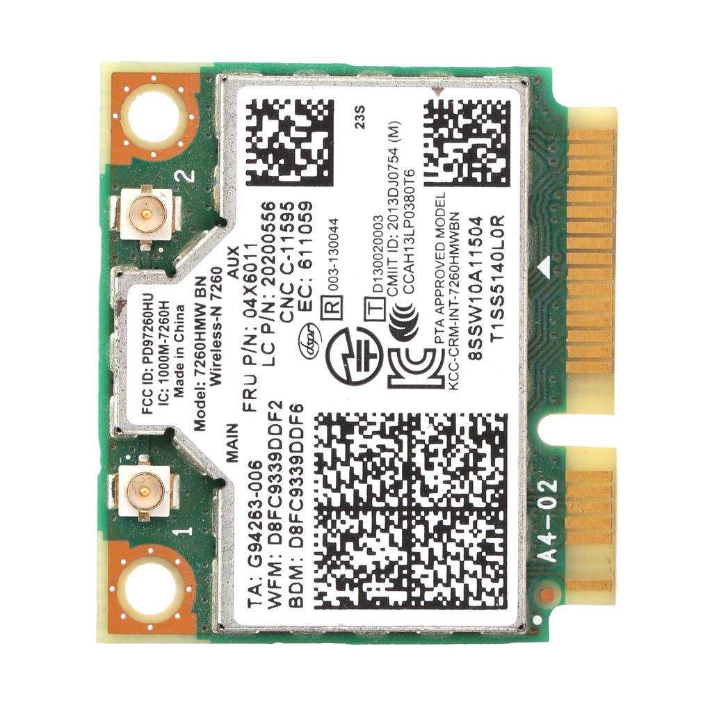 Беспроводная карта Mini PCIE Wifi BT 4.0 для Intel 04x6011 04w3815Lenovo k4350 k4250 7260HMW bn