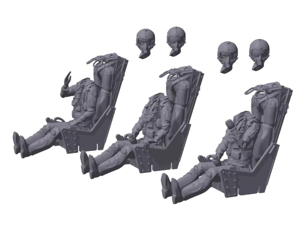 HMA Phantom II Pilot Vietnam Resin Kit 1/72 F-4 M3-721 (person)