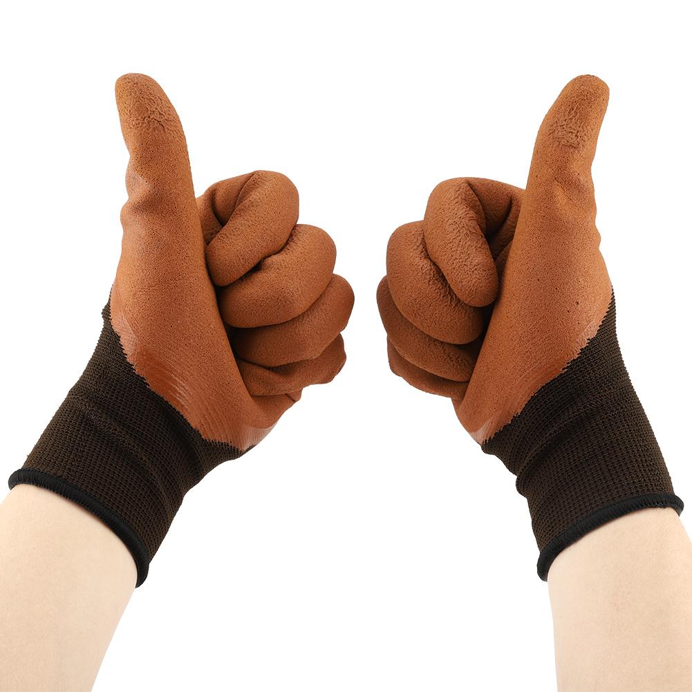 1 пара нескользящих водонепроницаемых перчаток для садовых работ и погрузочно-разгрузочных работ