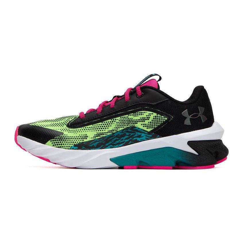 Under Armour Scramjet 4 Wild GS Black Quirky Lime Kids Sneakers 3024994-001