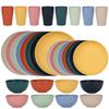 Eco-Friendly Wheat Straw Dinnerware Set
