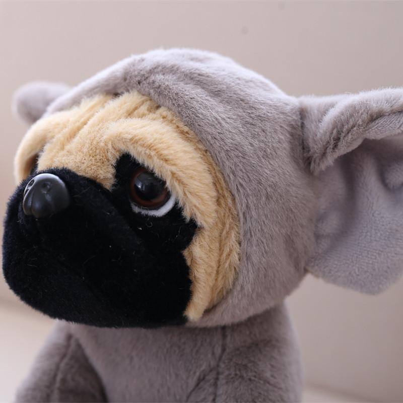 20 см мягкая игрушка имитация собак плюшевый шарпей мопс милый щенок игрушка для питомца плюшевая игрушка для животных дети дети B