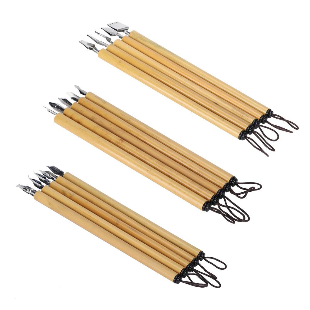 5 шт. ручка для рисования манга каллиграфия в коробке винтажный бамбуковый набор для рисования школьные принадлежности