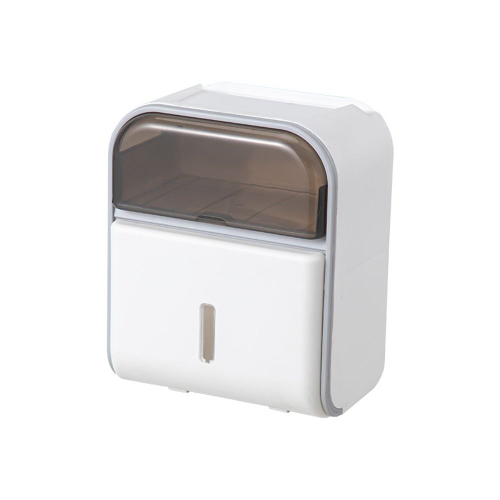 Multipurpose Wall-Mounted Tissue Box No-Drill Tissue Storage Rack Tissue Container  Kitchen