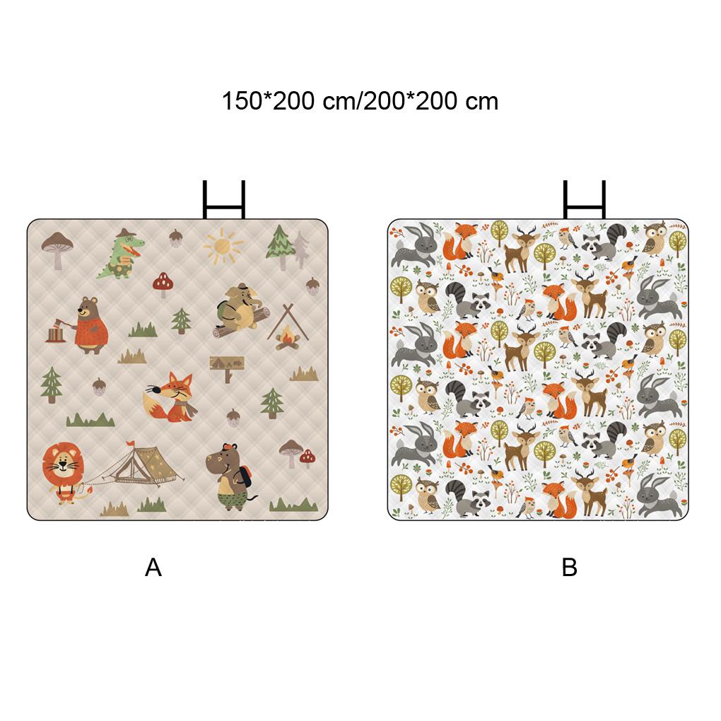 Ткань Оксфорд с различными узорами Легкая и удобная ткань для пикника Коврик для кемпинга Коврик для пляжа на открытом воздухе