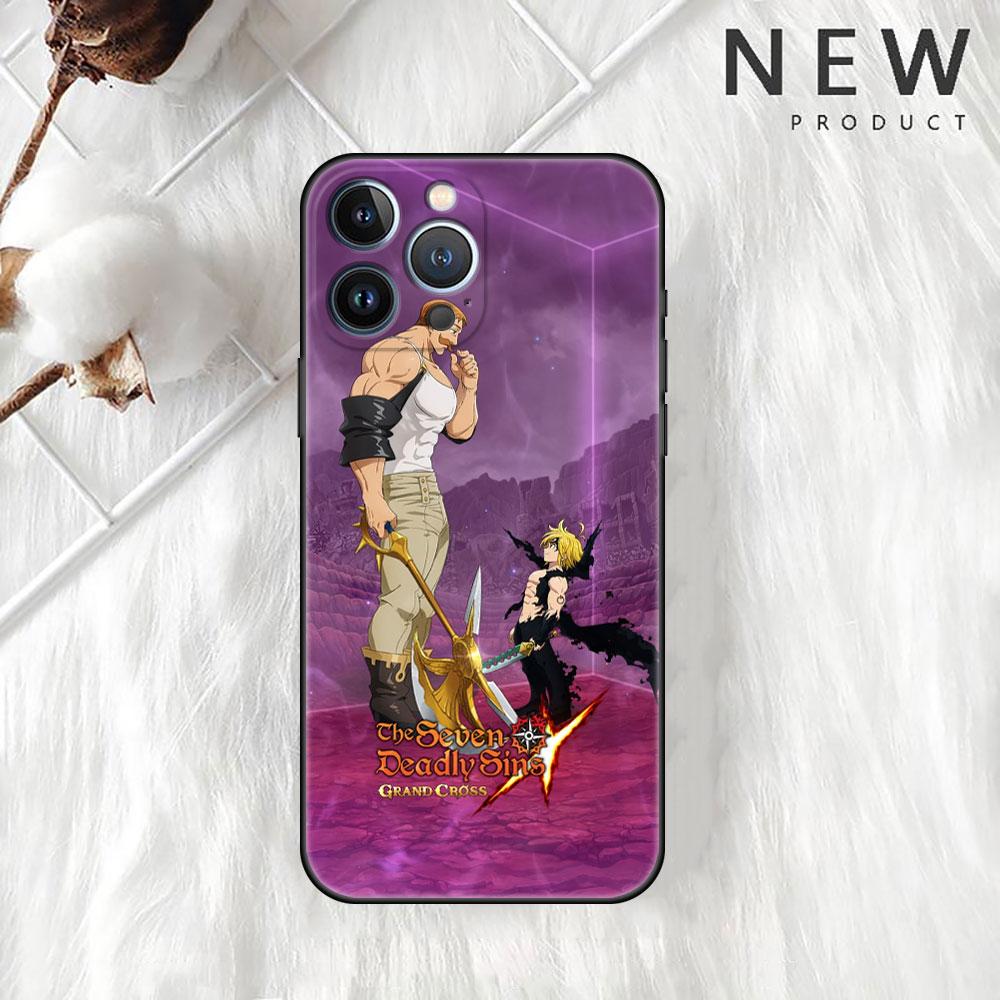 The Seven Deadly Sins Phone Case For iPhone 11 13 Pro Max 12 Mini 7 8 Plus SE 2020 X XS 6 6S 5 5S Soft Funda Silicone Back Cover