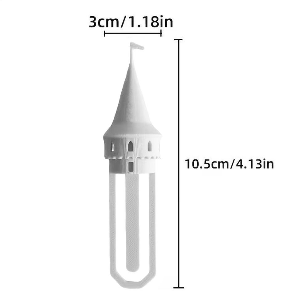 3D Printed Castle Tower Bookmarks Funny Page Holder Clip Novelty Cute Book Accessory for Women Men Teacher Teens, School Study